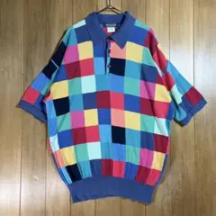 USA古着 80s 柄素材切替え シャツカットソー 3X 2XL～3XL - メルカリ