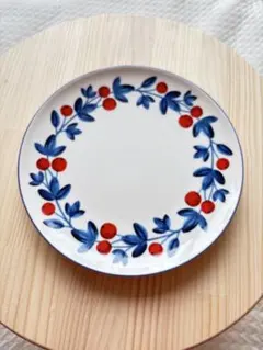 Francfranc 花柄の皿 直径約24cmのサムネイル