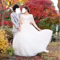 ウエディングドレス　ベール　パニエ　セット