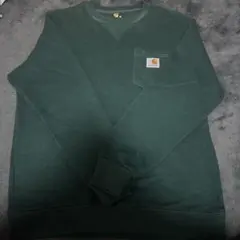 年末セール‼️Carhartt ダークグリーン スウェットシャツ M