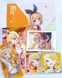 プロセカ 鏡音リン しおり クリアファイル 箔押し ぱしゃこれ ステッカー 特典のサムネイル