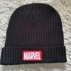 MARVEL ニット帽 ブラック