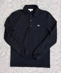 LACOSTE ラコステ 長袖ポロシャツ ブラック