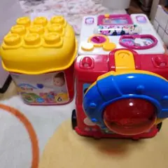 ミッキー車型おもちゃClementoni 柔らかブロック 知育玩具