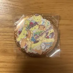 サンリオキラキラBIG缶バッジ　ポムポムプリン