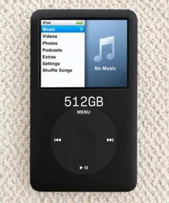 iPod classic 第7世代 160GBからSD256GBにU2バージョン - メルカリ