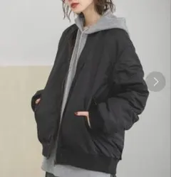 リバーシブルナイロンMA-1