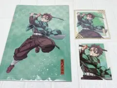 E賞 竈門炭治郎&禰豆子 鬼滅の刃 クリアファイル 色紙 アニプレックスくじ