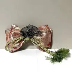 髪飾り 金 ゴールド 橙 オレンジ 和装 着物 成人式卒業式 冠婚葬祭 和小物