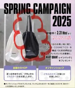 マリークワント　レインバッグ