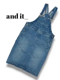 【and it_】ワンピース　サロペット　オーバーオール　オールインワン