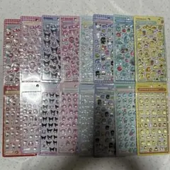 (193)国内完全正規品　ボンボンドロップシール　サンリオ8種セット mini