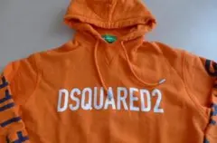 美品 イタリア製 国内正規品 ディースクエアード ONE PLANET パーカー