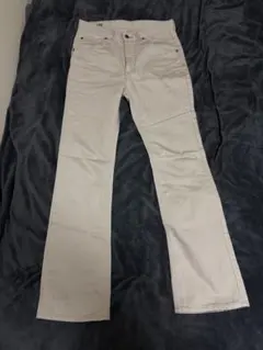 Lee 白デニム ブーツカット フレア サイズ32
