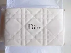 【未使用】Dior ポーチ ホワイト カナージュのサムネイル