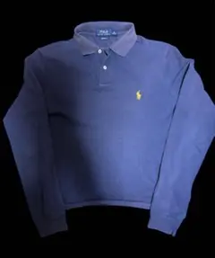 ラルフローレン　ポロシャツ　長袖　ネイビー punkandyo fti