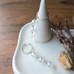 No.355　イヤーカフ　ハンドメイド