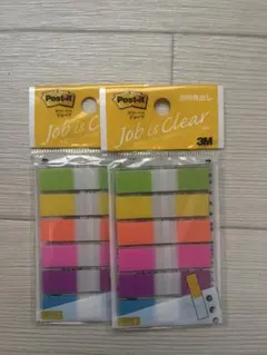 3M Post-it Job is Clear 透明見出し 2個セットのサムネイル