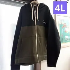 LOGOS DAYS パーカー ブラック カーキ 4L