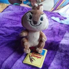 Curious George ぬいぐるみ 約15cm タグ付き