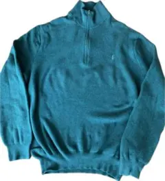 Ralph Lauren ダークグリーン ハーフジップ　セーター XXL