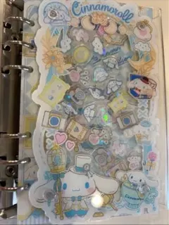 シャカシャカシール帳　バインダー　A6 クリアバインダーレフィル付