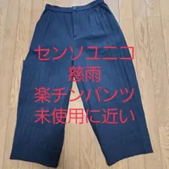 センソユニコ☆慈雨☆ ブラック カジュアルパンツ ワイドシルエットのサムネイル
