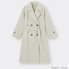 オーバーサイズトレンチコート ナチュラル XS