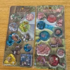 こびとづかん　キラリンウォーターシール　２種セット　新品