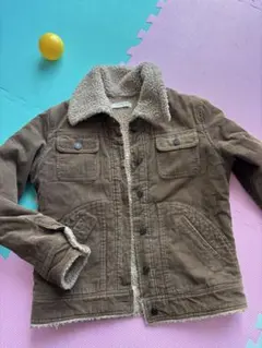 ブラウン コーデュロイジャケット