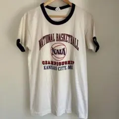 チャンピオン80年代トリコタグ　ヴィンテージTリンガーシャツ