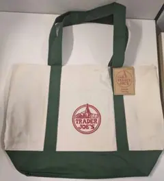 【新色・新品】TRADER JOE'S☆エコバッグ（大サイズ）グリーン！