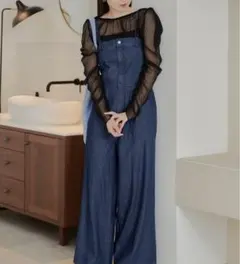 デニムベアサロペット　kastane