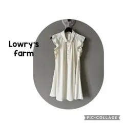 未使用タグ付きLOWRYS FARM フリル袖 ワンピースのサムネイル