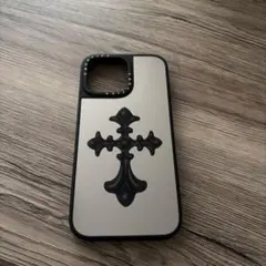 castify★iPhone16pro max/クロスデザイン ミラーケース