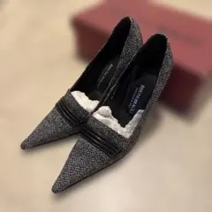 BRUNOMAGLI ツイード風ハイヒールパンプスのサムネイル