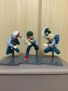 僕のヒーローアカデミア フィギュア 3体セット　緑谷　爆豪　轟