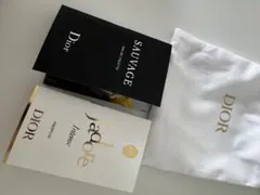 Dior SAUVAGE J'adore 香水 サンプル2点セット　小袋付き