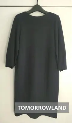 美品★トゥモローランド 7分袖 コクーンワンピース 卒業入学 セレモニー お受験