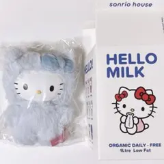 サンリオハウス　シークレットコレクション　ハローキティ　チャーム　ソーダ　水色