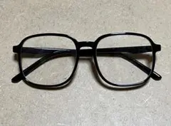 UVカット メガネ 伊達メガネ 軽量 ウェリントン