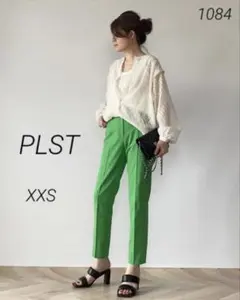 1084 美品 PLST リネンブレンド スティックパンツ