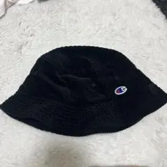 Champion コーデュロイ バケットハット 黒