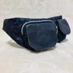 オロビアンコ ボディバッグ ウエストポーチ ネイビー 多機能 美品