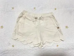 アプレレクール　apres les cours ショートパンツ　白　90