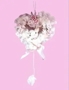 No68 ふわふわプリザのプリンセスリース - メルカリ