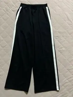 OLIVE des OLIVE ブラックラインジャージパンツ Fサイズ ②