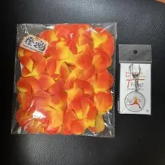 橙魂シリーズ来場限定オレンジフラワー　大勢投手のTプロジェクトキーホルダー