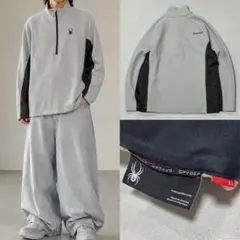 SPYDER アメリカ代表 スキーチーム スウェット 腕パッド入り 古着 緑XL