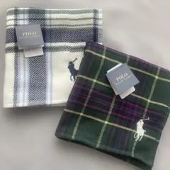 ♦︎ ラルフローレン ガーゼ タオルハンカチ 2枚